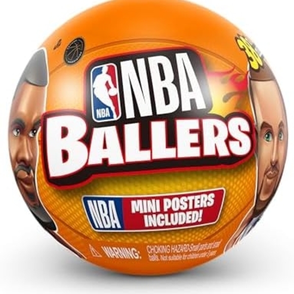 Zuru NBA Ballers Series 2 Action Figures - Orange and Black - Picture 2 of 3